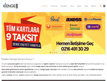 Tablet Screenshot of dengeehliyet.com